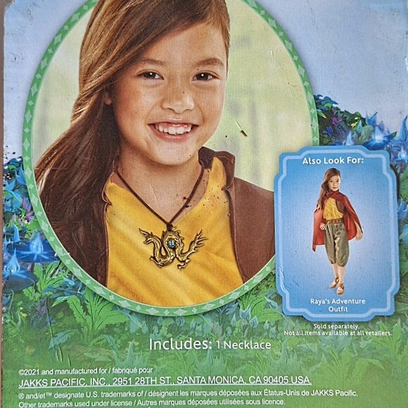 Disney Raya and the Last Dragon Raya Dragon Pendant Necklace NIP - Picture 4 of 4